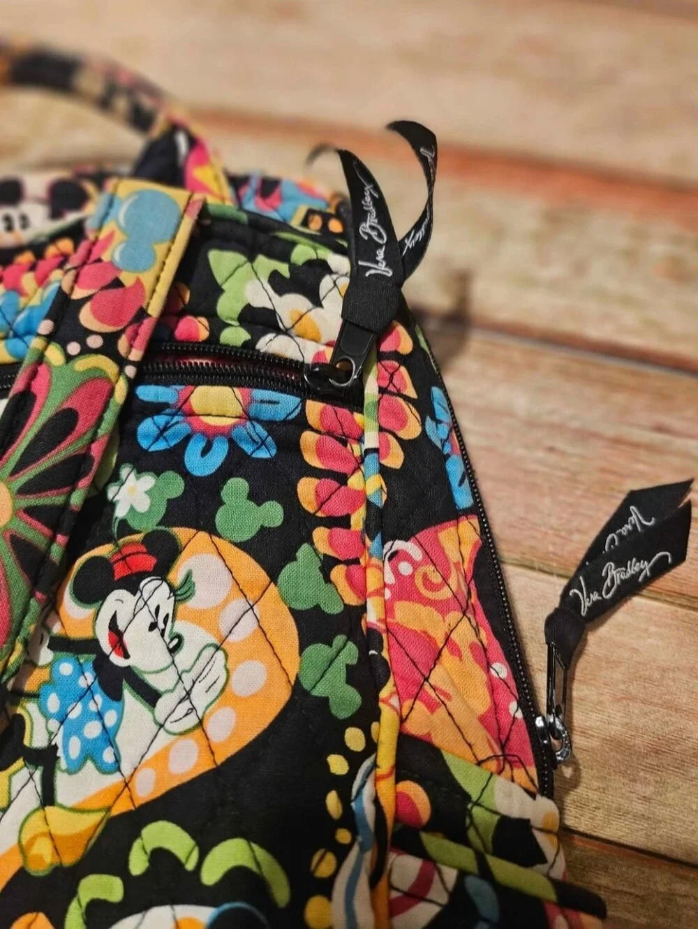 Vera Bradley Midnight Mickey Mini Backpack & Disney Kiss n Snap Wallet